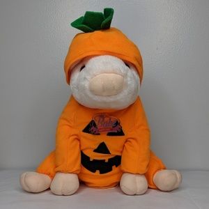 Halloween Babe the Pig 10" Plush Jack O Lantern